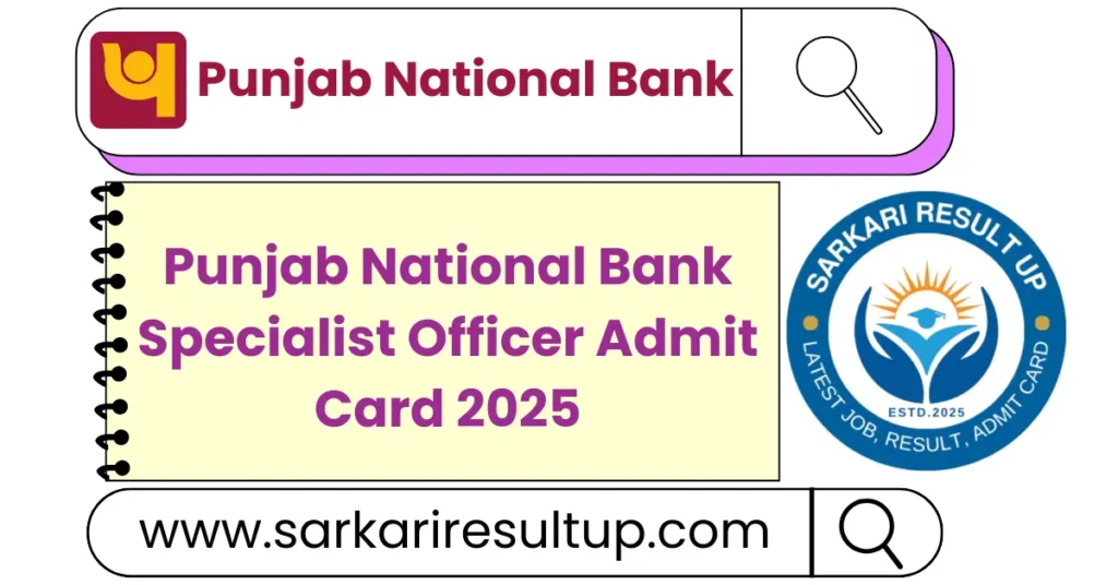 PNB SO Admit Card 2025 2 PNB SO Admit Card 2025